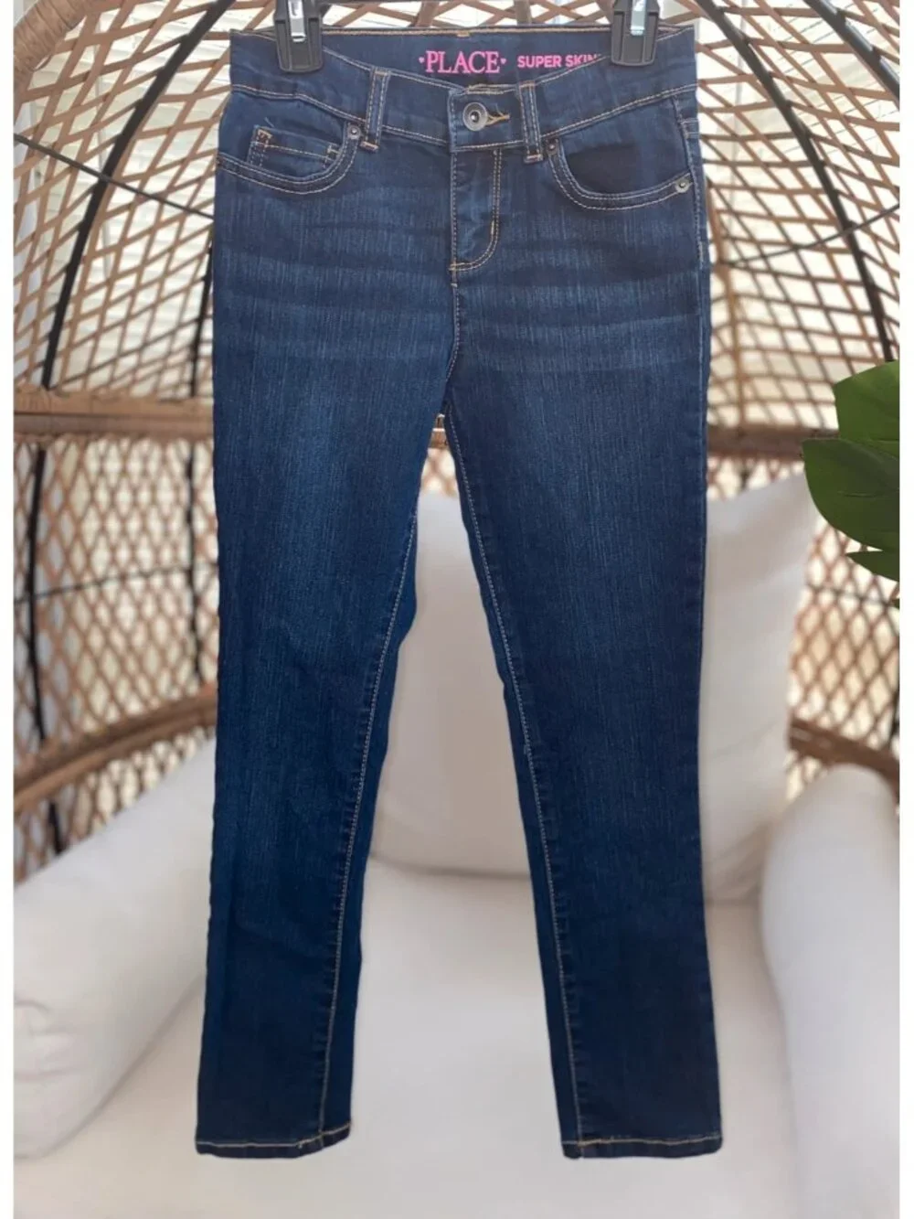 The Children’s Place Kids Little Girls Super Skinny Denim Jeans Pant Size 8